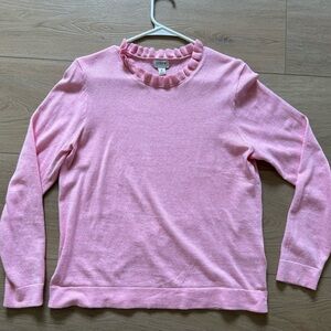 J.Crew pink sweater, excellent condition, size M